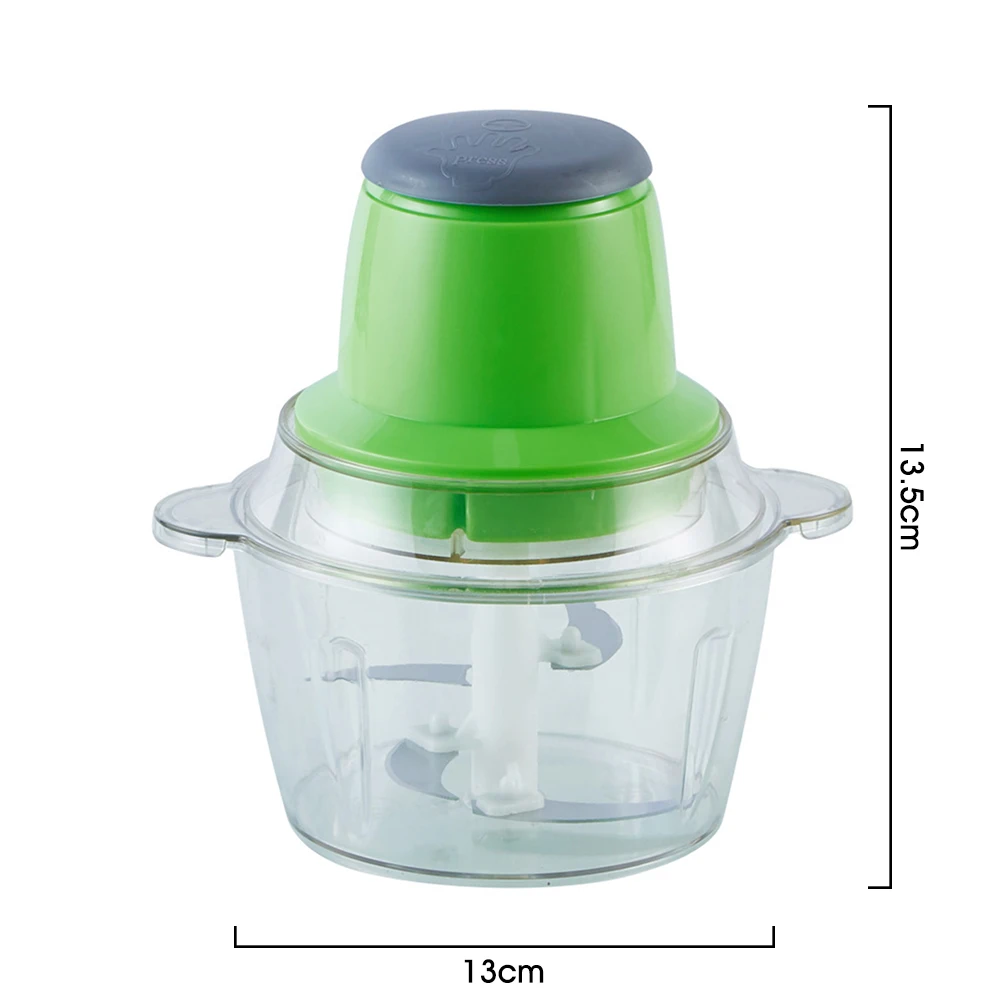 

2L Capacity Bowl Mincer 3 Blades Food Processor Meat Grinder 300W Electric Chopper for Meat Vegetables Fruits Nuts Baby Food