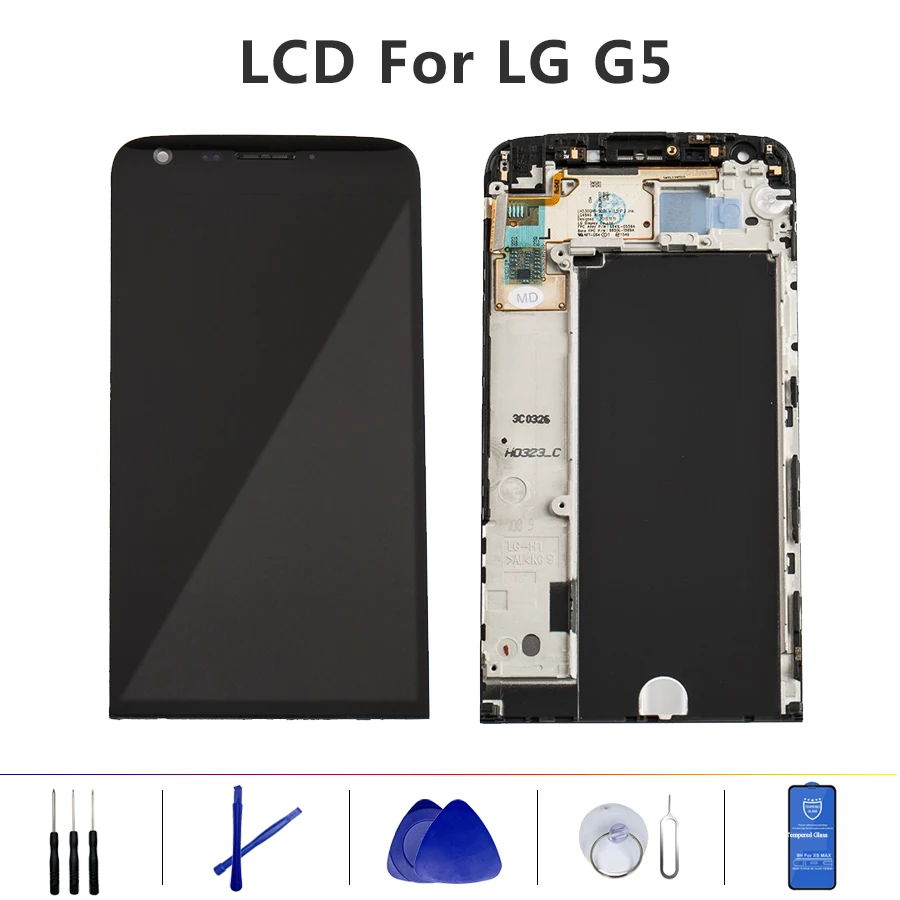 

Display For LG G5 LCD Touch Screen with Frame Digitizer For LG G5 LCD Replacement Screen For LG G5 Display Original 5.3'' H850