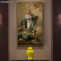 the immaculate conception canvas paintings reproductions world famous artwork by tiepolo canvas art prints home forroom decor