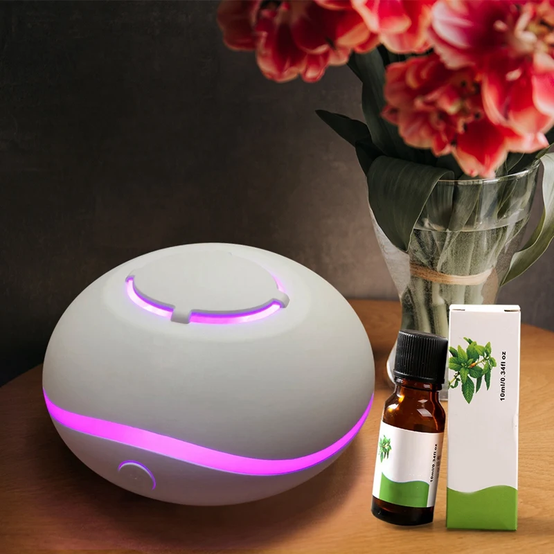 Waterless Aroma Mini Diffuser Essential Oil Portable Nebulizer Aromatherapy Diffusion For Home Two Connecting Power Mode Whi | Бытовая