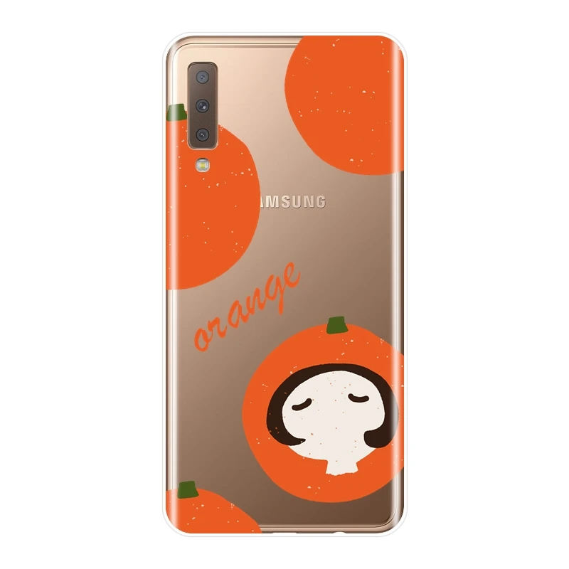 TPU Soft Silicone Phone Case For Samsung Galaxy A6 A8 Plus 2018 A5 A7 Pineapple Back Cover A3 2016 2017 | Мобильные телефоны и