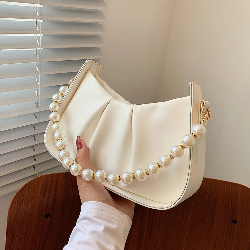 

Fashion Luxury Brand Purses Handbags 2021 New Designer Female Dumpling Bag Pu Leather Clutch Handbag Crossbody Bags for Women