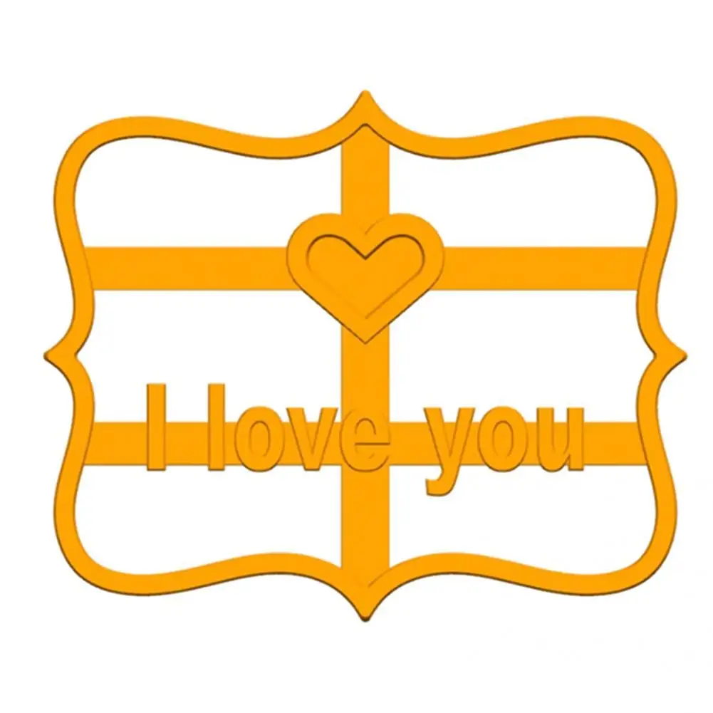 

Износостойкие удобные формы для печенья с вырезами и буквами, форма для украшения печенья с вырезами, долговечная форма для торта