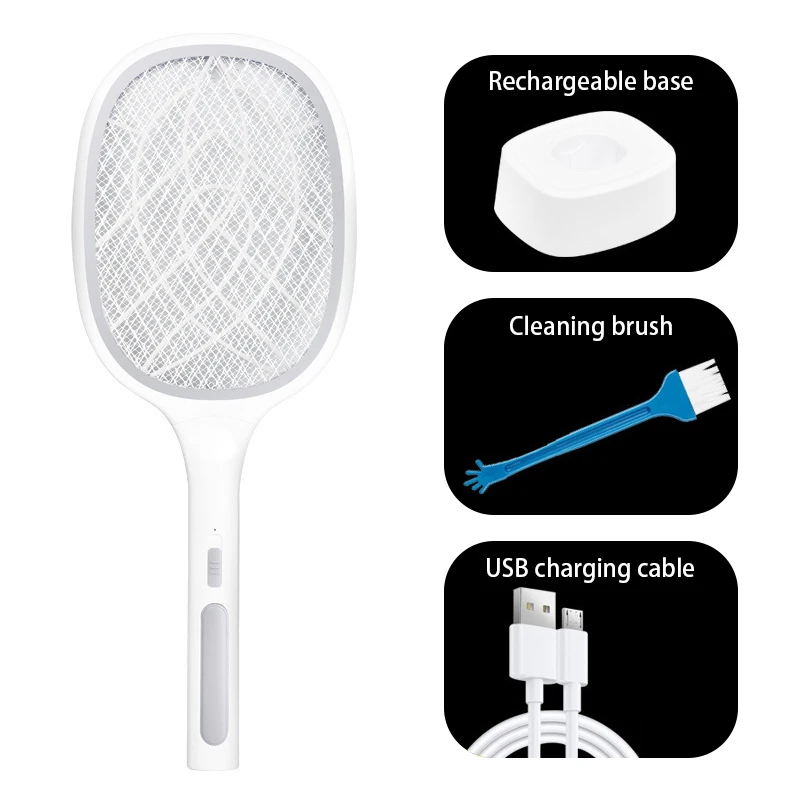 Убивает мух лампа Zapper портативный ловушка для насекомых летняя мухобойка