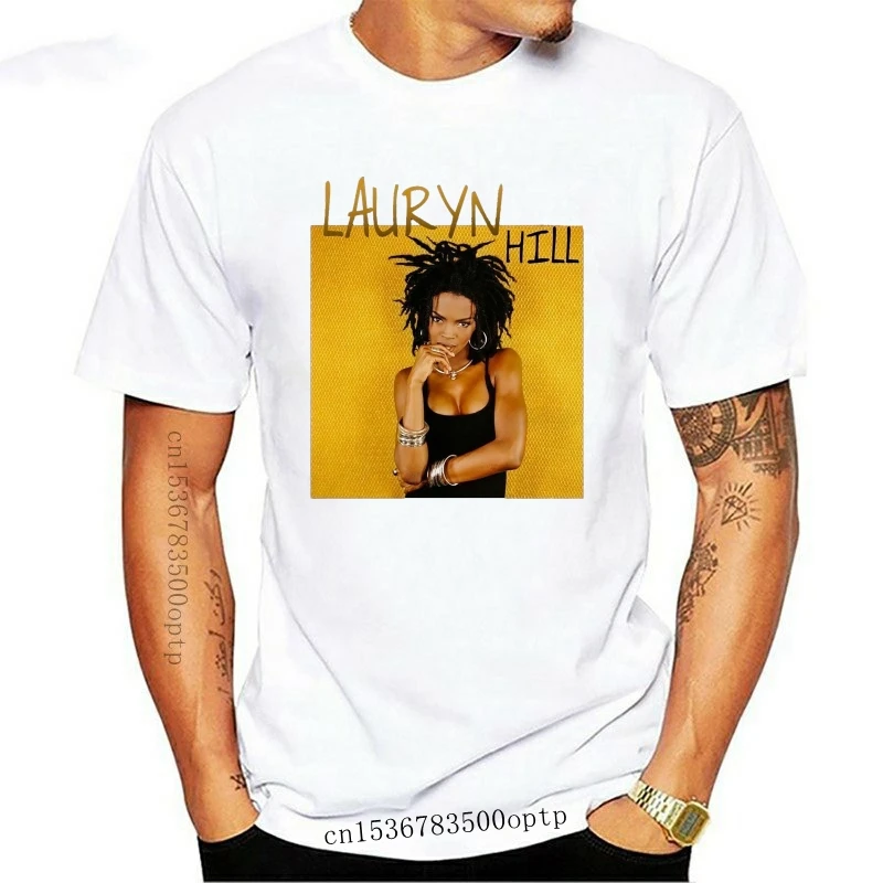

New Lauryn Hill Poster Men Women T Shirt 100% Cotton Short Sleeve O-Neck Tops Tee Shirts