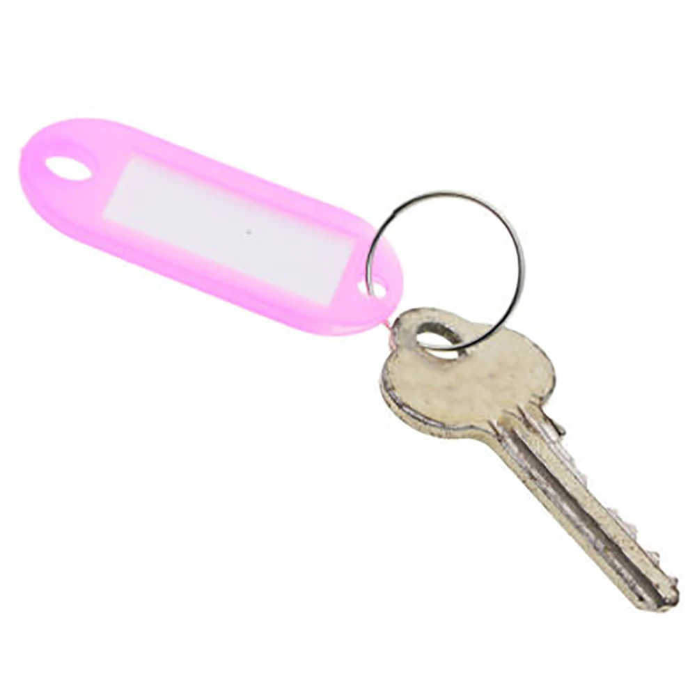 50 100 шт Цвет Фул Ключ ID Этикетки Разделение кольцо брелок для ключей в
