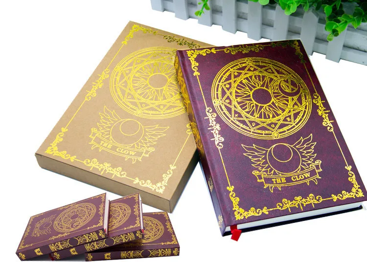 

Новинка, блокнот в японском стиле аниме для карт, магический блокнот Сакура, дневник, канцелярские принадлежности, подарок, новинка в коробк...