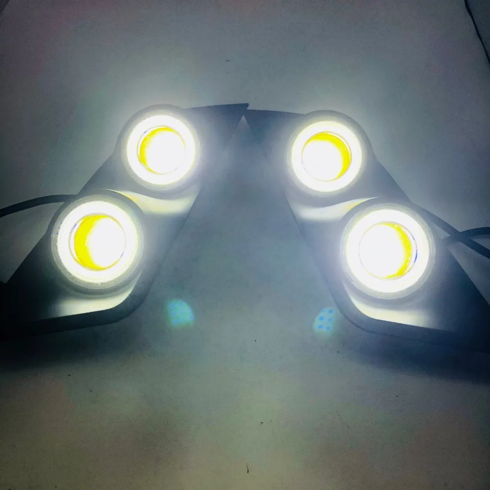 Один комплект водонепроницаемых светодиодных противотуманных фар