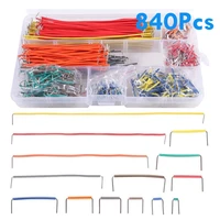 840pcs assorted preformed breadboard jumper wire cables for arduino14 vaules 2 125 mm