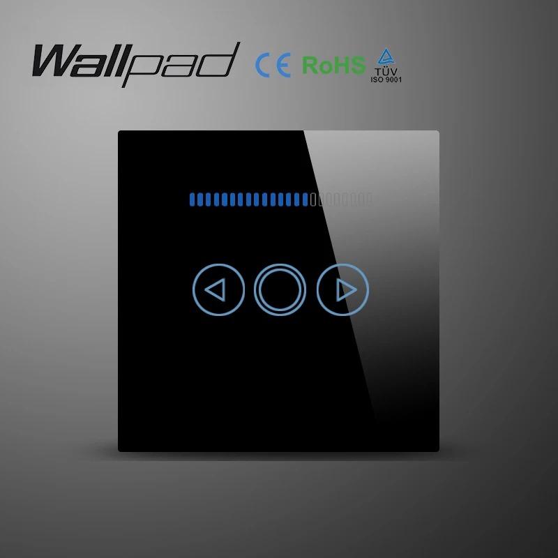 Wallpad, ЕС, Великобритания, стандартная стеклянная панель, новинка, 220 В, Регулируемый контроллер, светодиодный сенсорный диммер, настенный переключатель, светильник с регулируемой яркостью, лампа