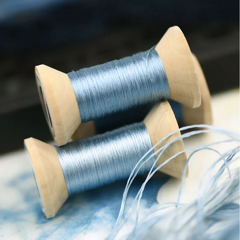 Прусская синяя Вышивальная нить/практичная мини-катушка/Вышивальная нить