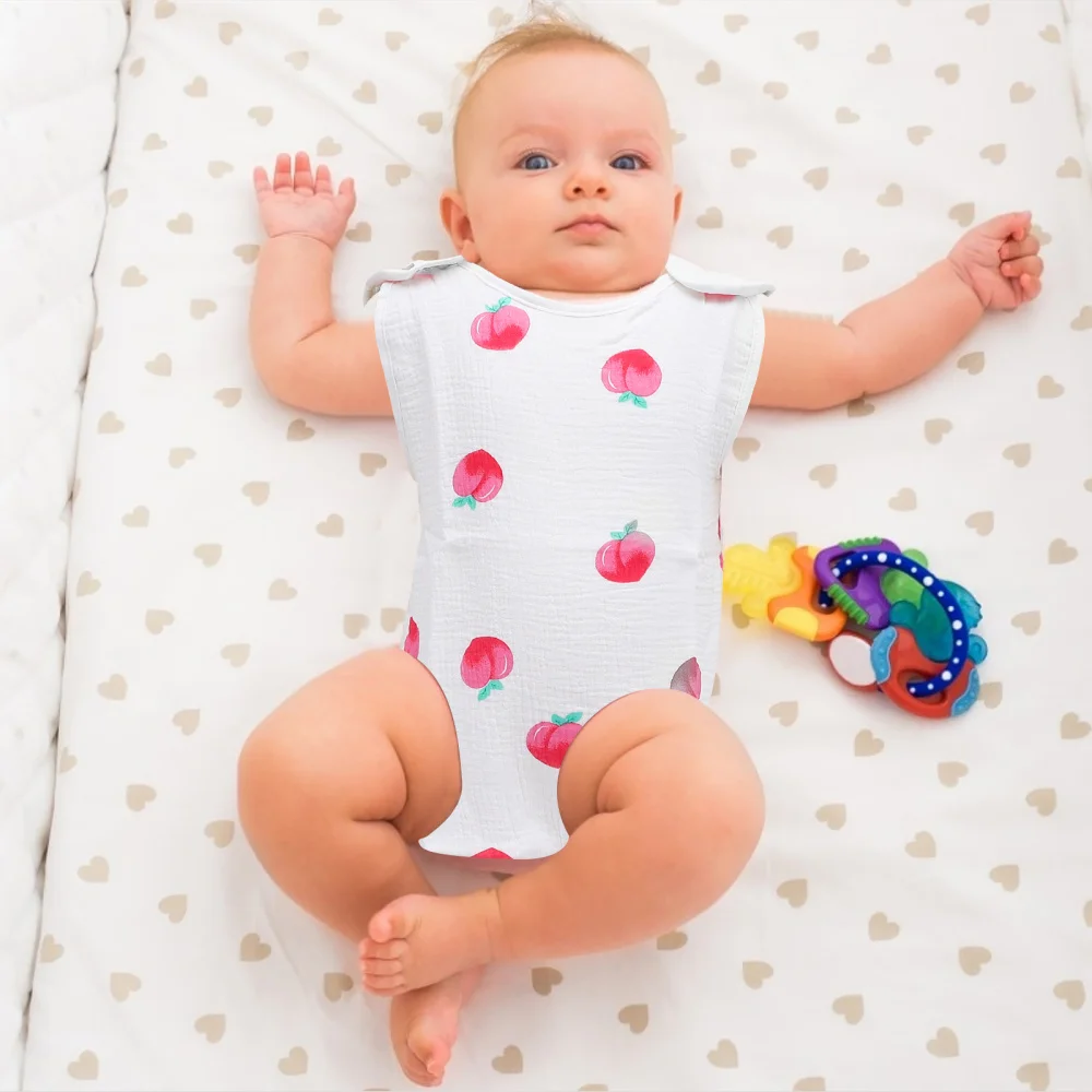 

Baby Boys and Girls Breathable Gauze Sleep Sack Wearable Blanket Wrap Swaddle