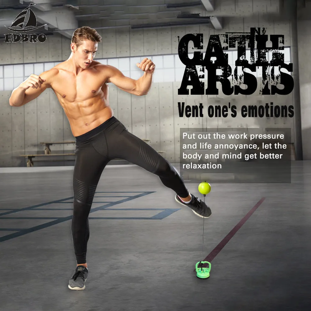 FDBRO MMA Sanda тренировочный мяч для рук и глаз боевой фитнеса двухсторонний