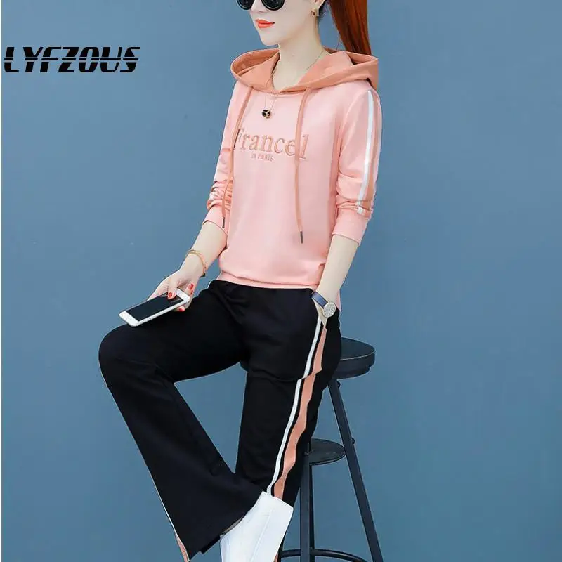 Бархатный спортивный костюм из 2 предметов спортивные костюмы для женщин модные