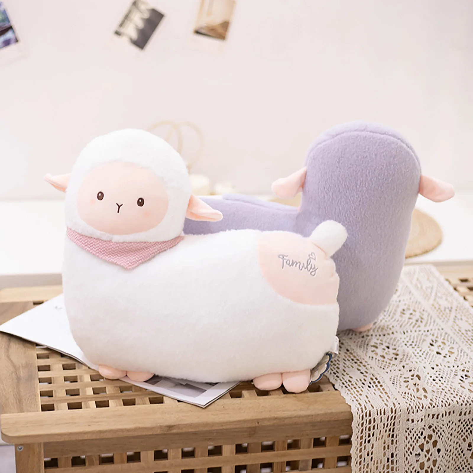 

Hot Doll 30cm Stuffed Turn To Hand Warmer Plush Toy Soft Animal Cartoon Sleeping Pillow Cutes Kids Doll Home Decoration