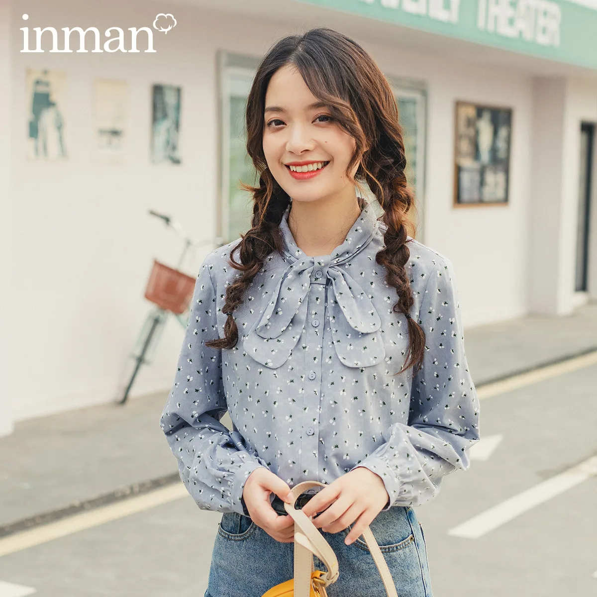 Инман весна осень литературный стиль галстук бабочка шеи однобортный свободный