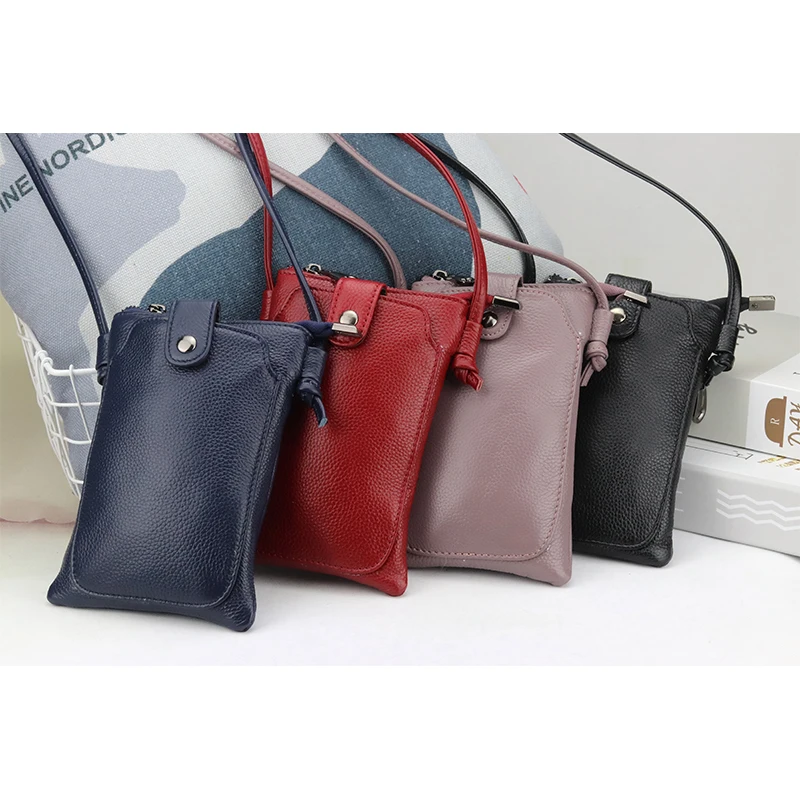 

Новая женская сумка через плечо, сумка через плечо для женщин, сумки из натуральной кожи, женская маленькая сумка для телефона, женские длин...