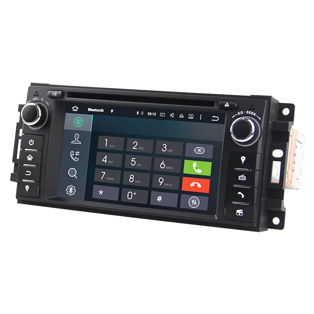 Eunavi 1 Din Android 9 0 автомобильный DVD-плеер для Jeep/wrangler/patriot/compass/journey 2G RAM 16G ROM с Wi-Fi GPS Navi