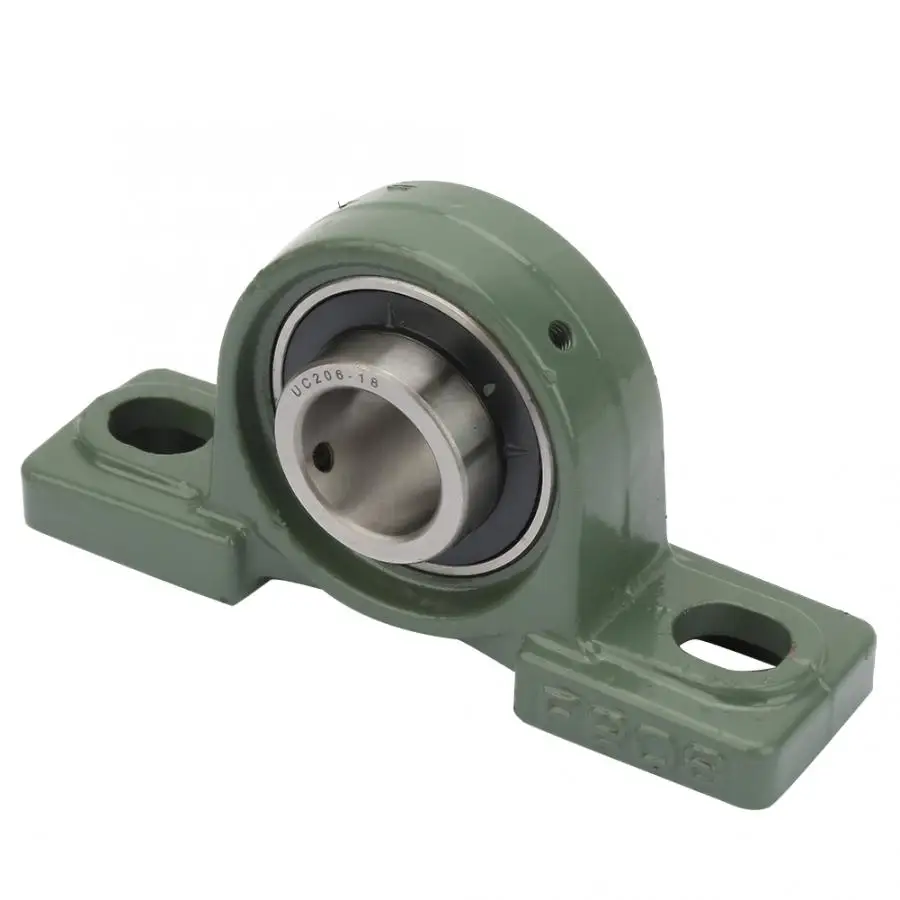 Подушка Bearing1PCS UCP206 Подушка блок подшипник шариковый вмонтированный подшипник 2 болта твердая база с корпусом подшипника