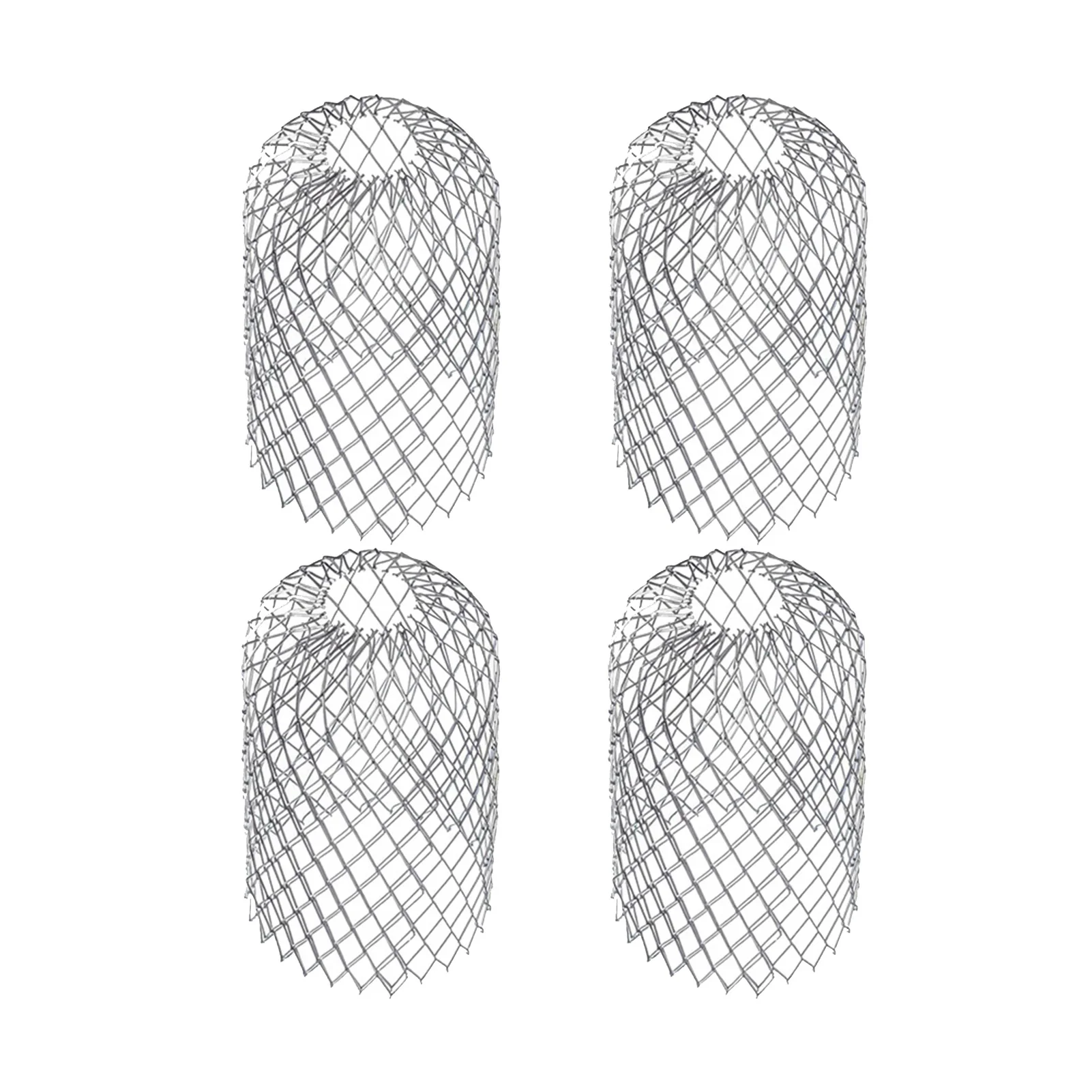 

4Pcs Gutter Guard Anti-rust Rugged Drain Pipe Leaf Filter Stainless Steel For Filter Out Fallen Leaves Weeds Dust Debris