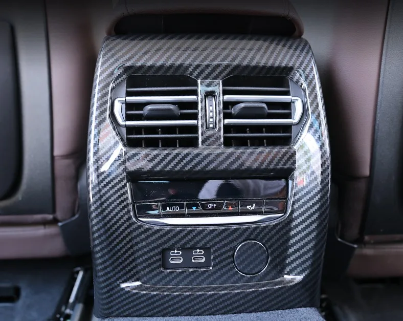 

Подходит для BMW 2020 Новинка 3 серии задняя рамка для воздуховыпускного отверстия модификация интерьера задняя крышка для защиты воздуховыпу...