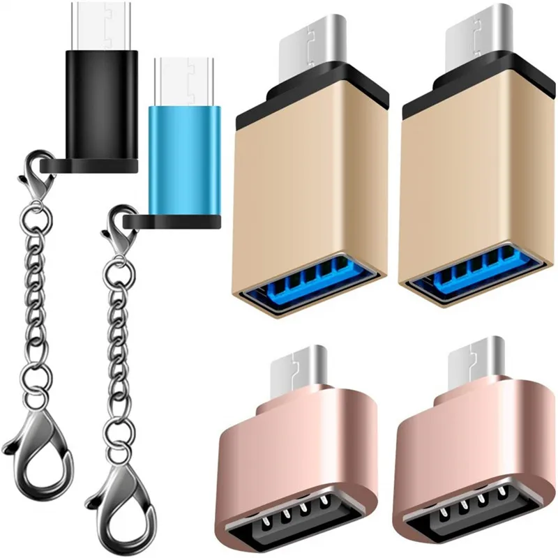 6 шт. адаптер USB Type C (папа) Micro (мама)|Переходники и адаптеры| |