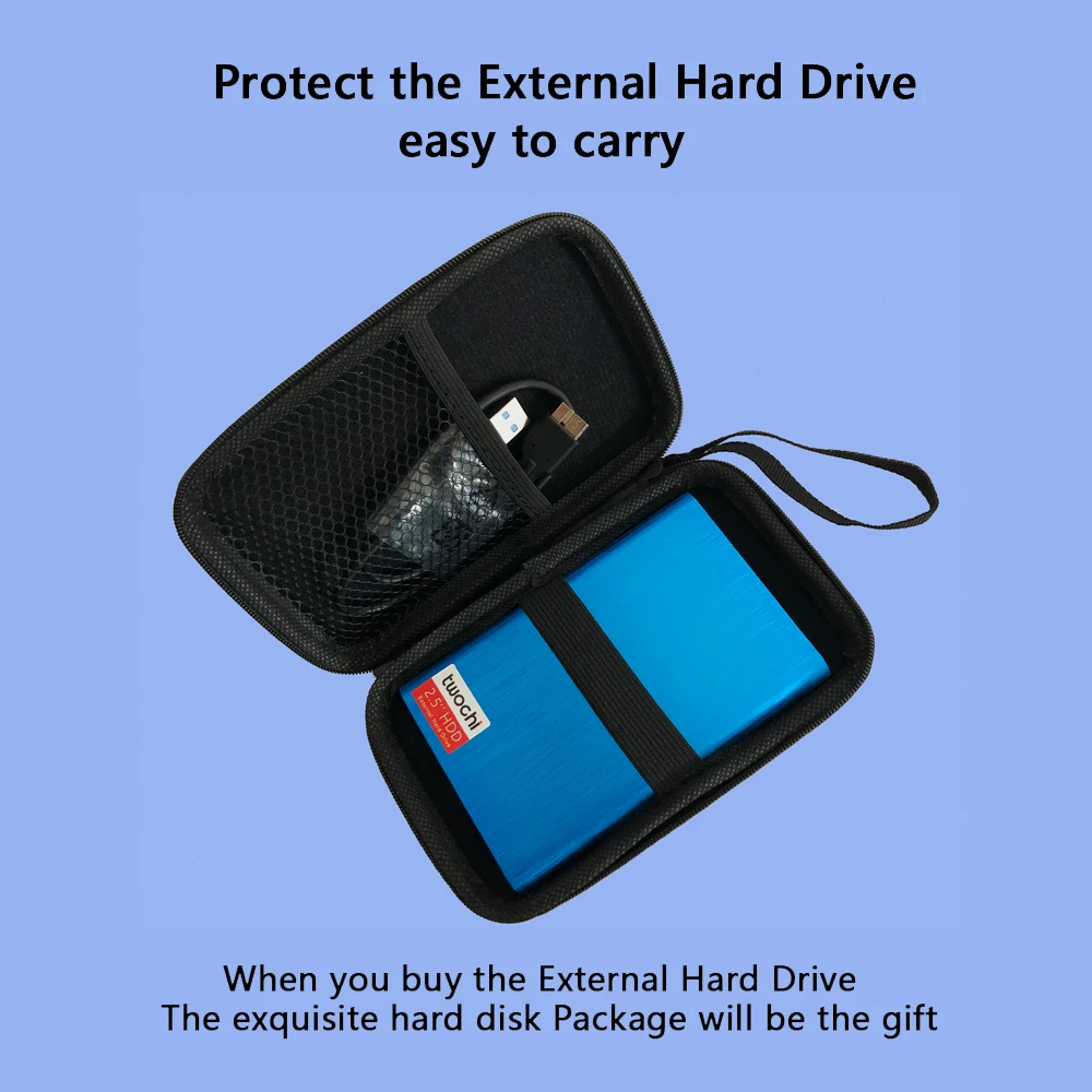 Металлический портативный жесткий диск TWOCHI внешний 160 Гб 250 ГБ 320 500 usb для ПК/Mac Xbox