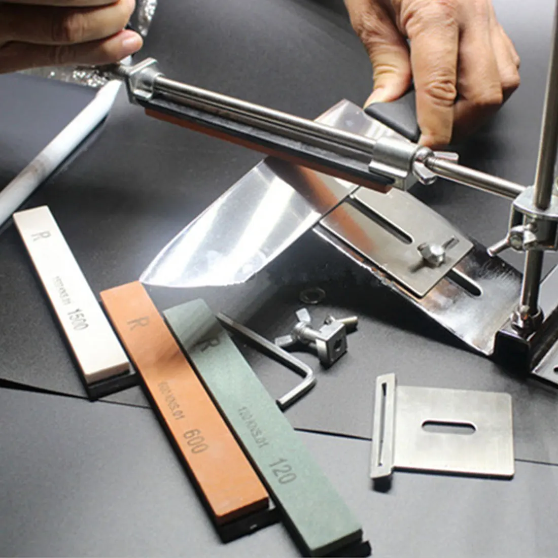 

New 360 Rotary Knife Sharpener Sharpening System Knife Apex Edge Sharpener Aluminum Alloy