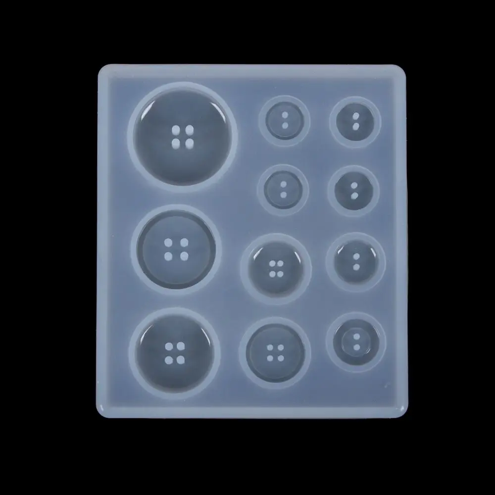 Сделай Сам силиконовая форма резиновые пуговицы для изготовления ювелирных