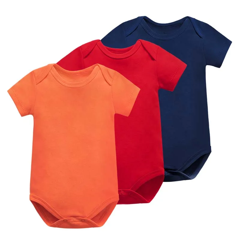 1 предмет боди для новорожденных черные с короткими рукавами малышей унисекс 100%