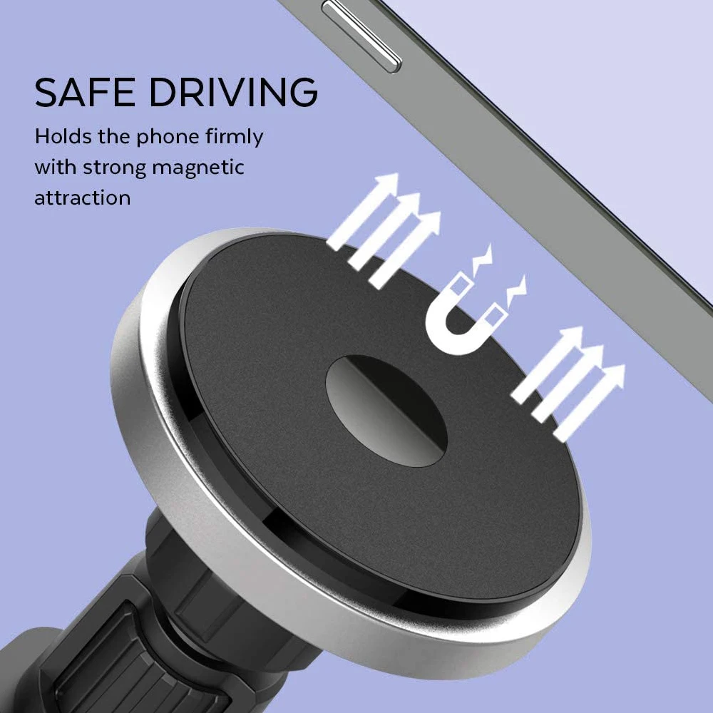 

Magnetic Wireless Car Charger For Magsafe iPhone 12 Pro Max/Mini/Xiaomi Mi 11/Samsung S21 15W Fast Charging Car Phone Holder