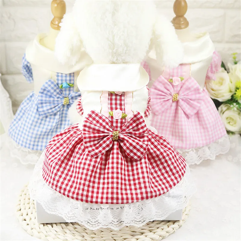 

Summer Dress for Dog Pets Dog Clothes Chihuahua Wedding Dress Skirt Puppy Clothing Spring Dresses for Dogs Pet Clothes