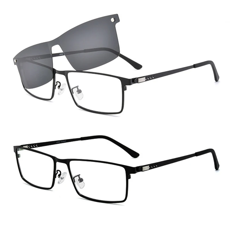 Очки солнцезащитные Мужские поляризационные прямоугольные ультралегкие HD-очки