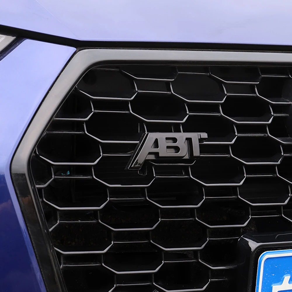 3D сотовый ABT-значок на гриль для AUDl A3 V8 A4 A5 A6 A7 A8 RS3 RS4 RS5 сотовая бленда шестигранная