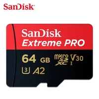 original sandisk extreme pro micro sd card up to 170mbs 128gb 64gb a2 v30 u3 tf card 32gb a1 memory card with sd adapter