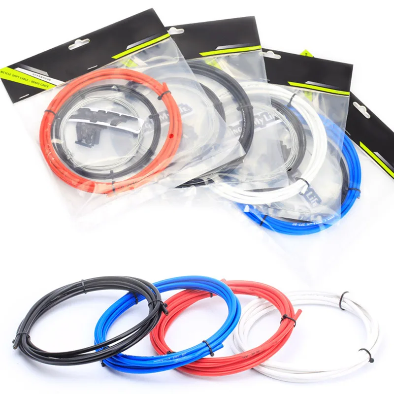 

Bike Bicycle Front Rear Inner Outer Wire Gear Brake Cable Set 4 Colors HA