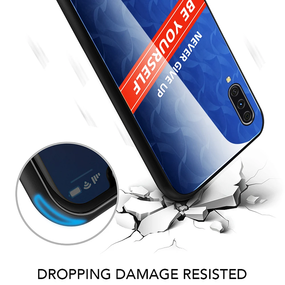 Прилив бренд градиент закаленное Стекло чехол для телефона Xiaomi Redmi Note 5 6 7 7A 8 K20 9 9SE