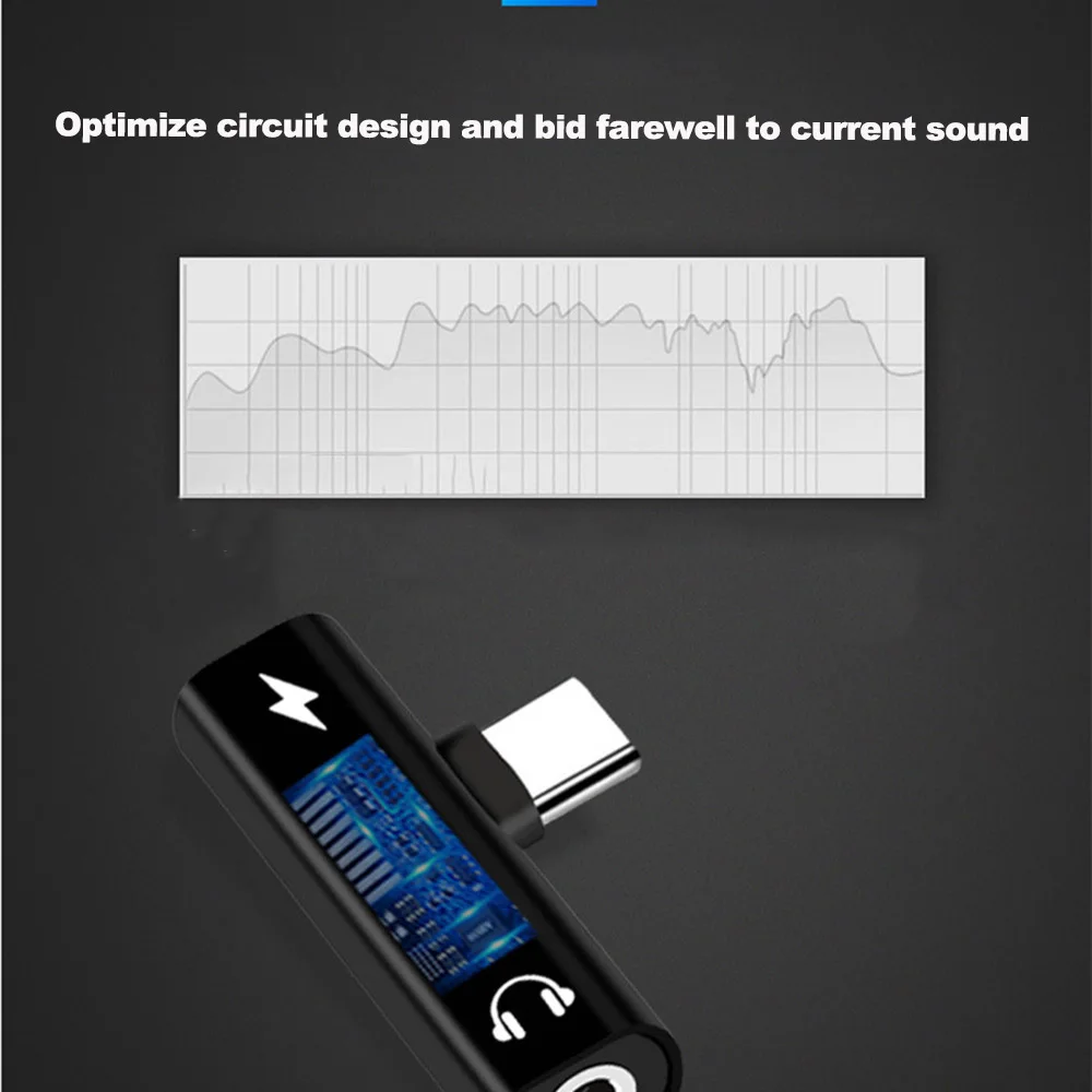 

2 In 1 Type C To 3.5mm Jack Earphone Charging Converter USB Type-C Audio Adapter for Xiaomi 6 Huawei P10 Mate 20 Type C Phones