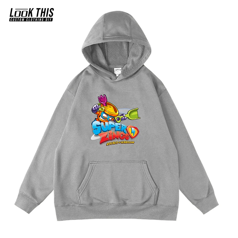 

Anime Superzings Girls/Boys Sweatshirt Hoodies Children's Clothing Kids Oversized Sportswear Clothes for Teens Casual Hoodie