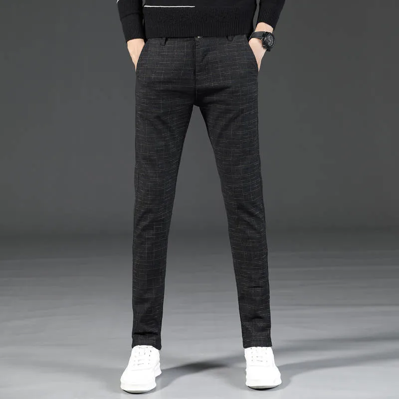 

Весна-лето 2019 тонкие мужские брюки для отдыха Корейская версия трендовые хлопковые и конопляные тонкие прямые цилиндрические свободные де...