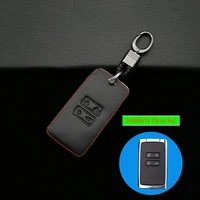 classic style car key cover for renault koleos kadjar keychain holder protector wallet 4 button smart remote control box