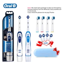 oral b electric toothbrush whitening teeth waterproof adult toothbrush sonic cleaning residue with 4 gift replacement brush head