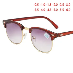 Prescription Sunglasses With Diopter SPH -0.5 -1.0 TO -5.5 -6.0 Men Women Fashion Myopia Spectacles 