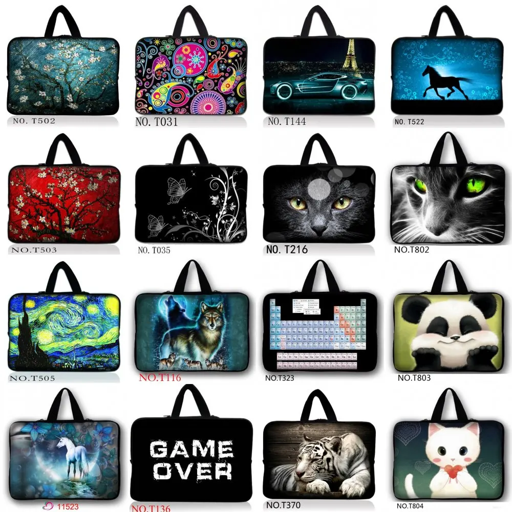 

Fashion 10 11 13 15 17 inch Notebook Computer Laptop Sleeve Bag Case For Macbook Air Pro Retina HandBag Pouch Bag For Men Women