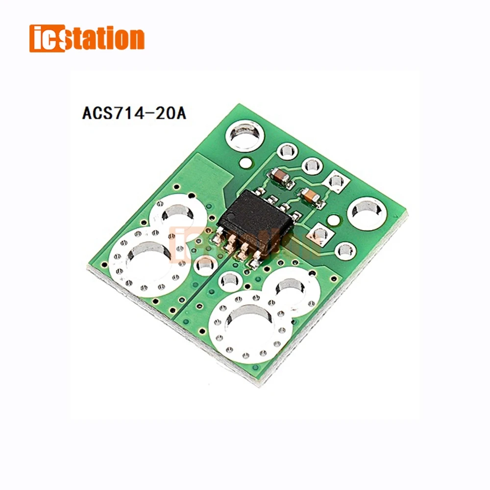 ACS714 20A 5v изолированный Датчик тока разделительная плата фильтр сопротивления