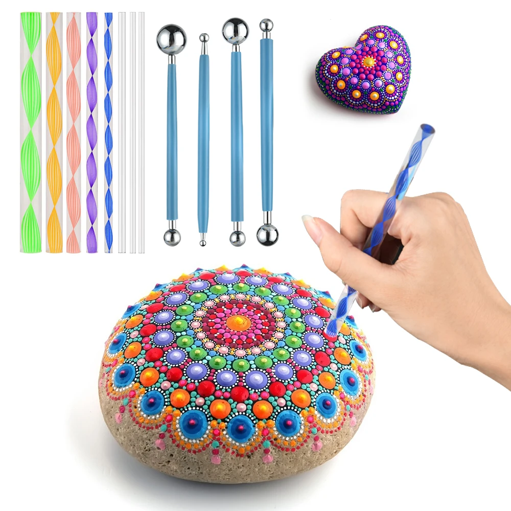 29 шт. инструменты для рисования мандалой с точечными стержнями шариковый стилус