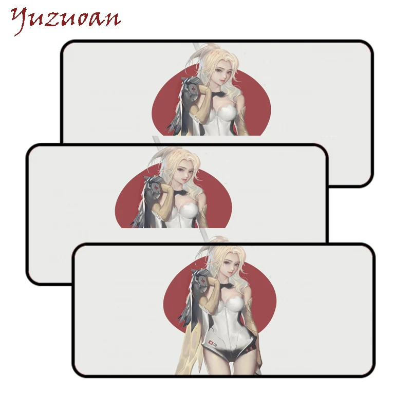 Yuzuoan коврик для мыши с милым котом, подарок для домашних животных, индивидуальный дизайн, противоскользящий игровой коврик для мыши, модный коврик для мыши, большая рекламная акция в России