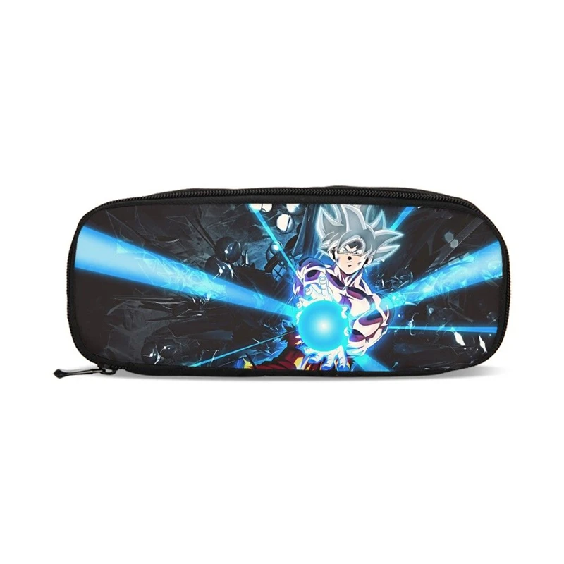 Белый Школьный рюкзак с драконом и шариком, ультра-Instinct Goku Z Vegeta, супер Saiyain, повседневные школьные сумки, набор для мальчиков и девочек, подростков, Mochila Bolsa - Цвет: Белый