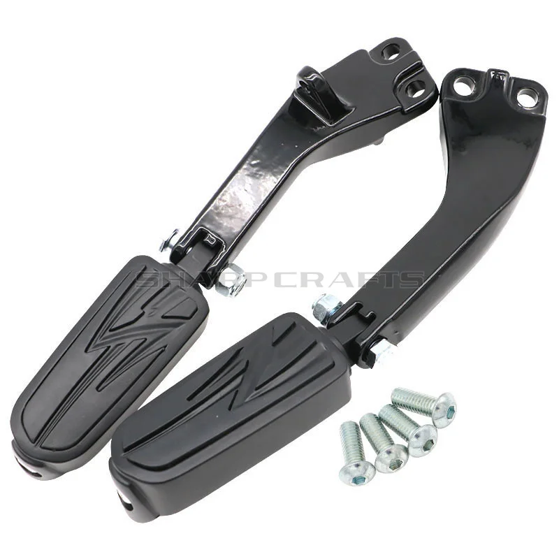 Пассажирские подножки, крепежные кронштейны для Harley Dyna Glide EFI FXDF FXDL FXDB FXDC FXD FLD FXDWG - Цвет: Kit M