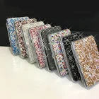 Портативный Женский чехол для сигарет с бриллиантами, зажигалка с кристаллами, тонкая сигарета, держатель для 14 сигарет, зажигалки с USB-зарядкой
